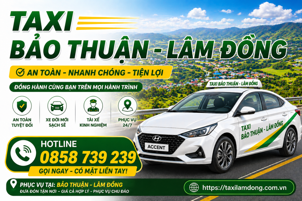 Taxi Bảo Thuận - Lâm Đồng