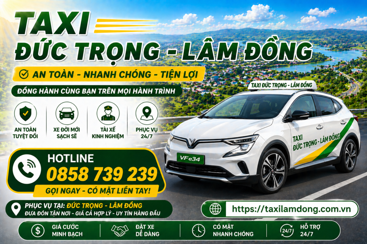 Taxi Đức Trọng - Lâm Đồng