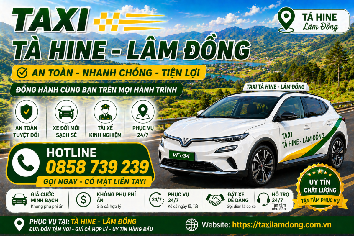 Taxi Tà Hine - Lâm Đồng