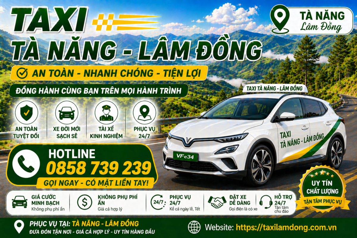 Taxi Tà Năng - Lâm Đồng