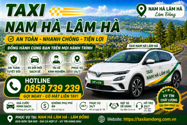 Taxi Nam Hà - Lâm Hà