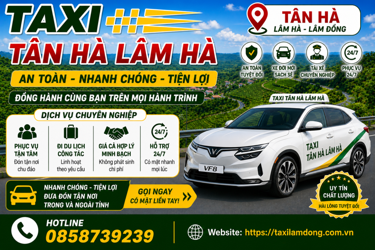 Taxi Tân Hà - Lâm HàTâ