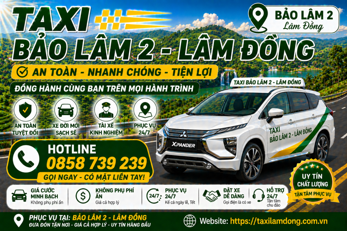 Taxi Bảo Lâm 2 - Lâm Đồng