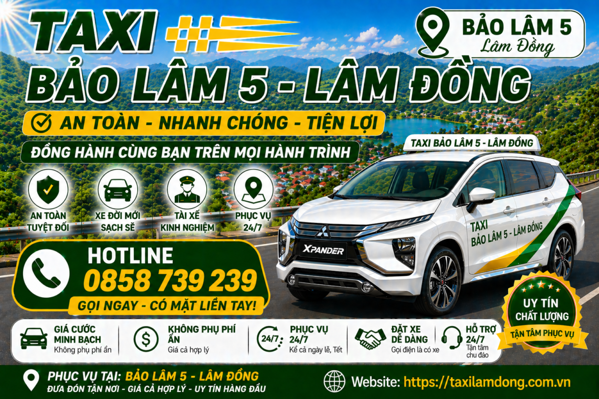 Taxi Bảo Lâm 5 - Lâm Đồng