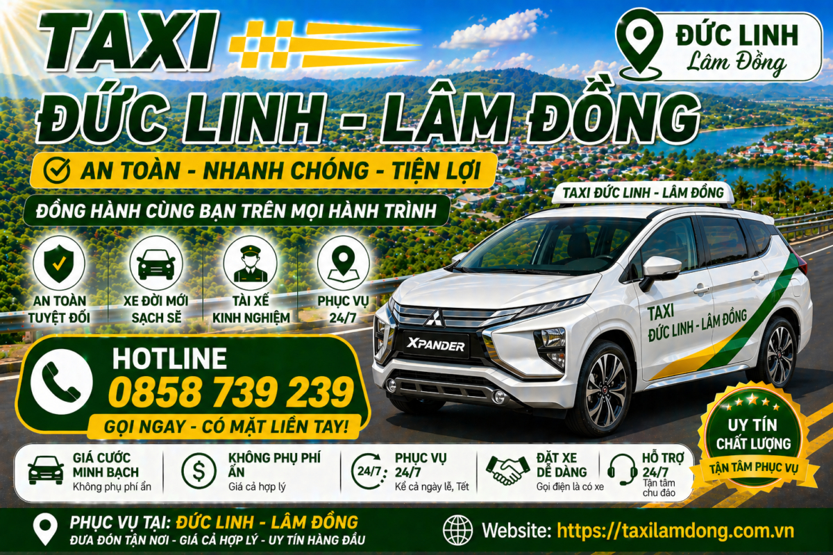 Taxi Đức Linh - Lâm Đồng